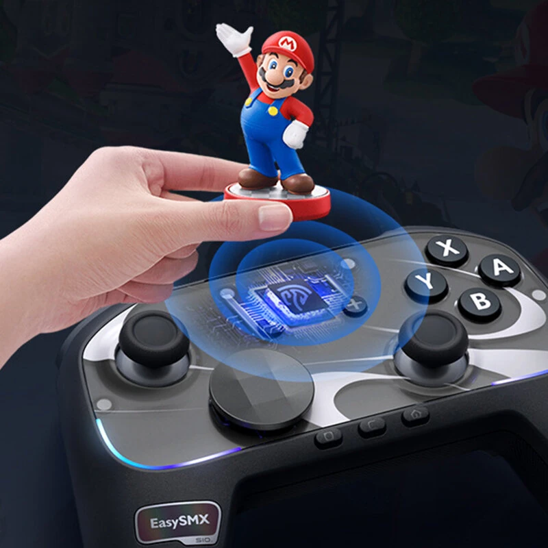 EasySMX S10 Wired bluetooth Gamepad TMR Joystick RGB Controller Compatible with Switch 2/PC/Phone/TV/Steam Support Six-axis Gyro HD Vibration NFC Function — view 8