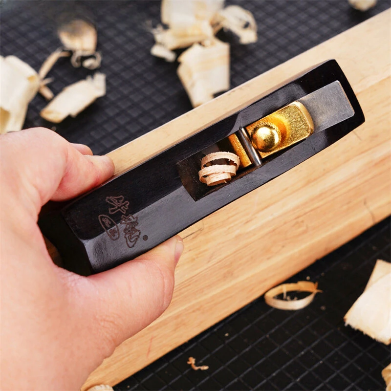 Ebony Corner Plane 0-5mm Adjustable Chamfer Hand Planer for Woodworking Edge Trimming — view 4