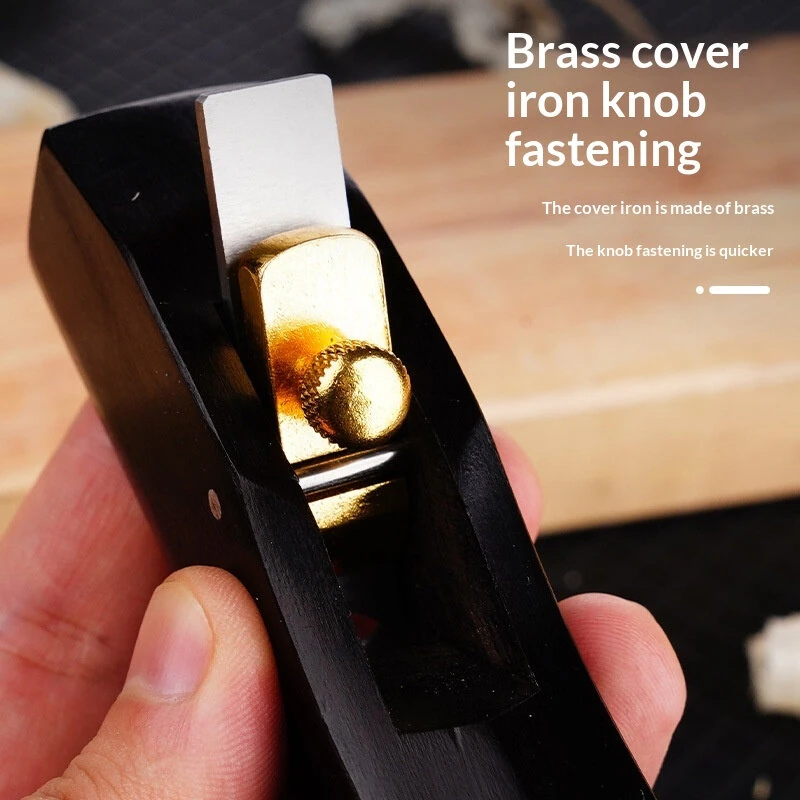Ebony Corner Plane 0-5mm Adjustable Chamfer Hand Planer for Woodworking Edge Trimming — view 5