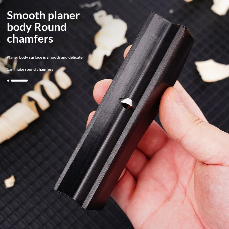 Ebony Corner Plane 0-5mm Adjustable Chamfer Hand Planer for Woodworking Edge Trimming — view 6