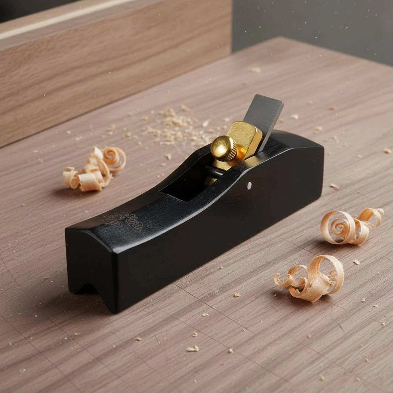 Ebony Corner Plane 0-5mm Adjustable Chamfer Hand Planer for Woodworking Edge Trimming — view 9