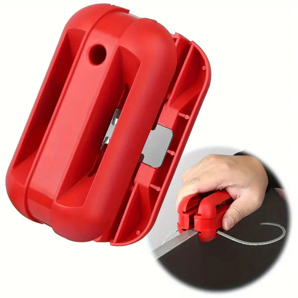 Edge Banding Trimmer Tool Set with 30-Degree Tungsten Carbide Blades Pneumatic Air Spring 4-Cut Direction Plastic Manual Operation for Woodworking and Carpentry