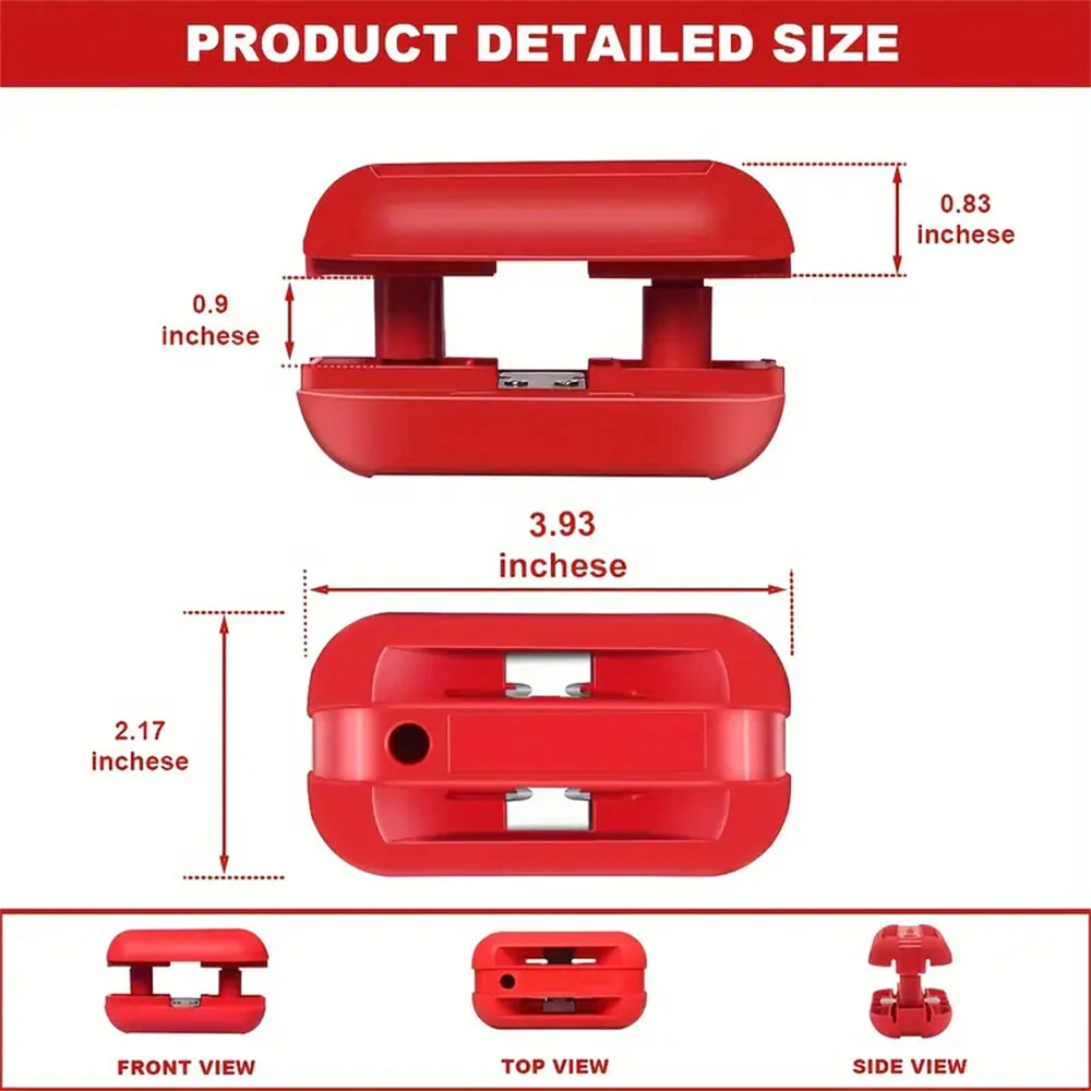 Edge Banding Trimmer Tool Set with 30-Degree Tungsten Carbide Blades Pneumatic Air Spring 4-Cut Direction Plastic Manual Operation for Woodworking and Carpentry — view 7