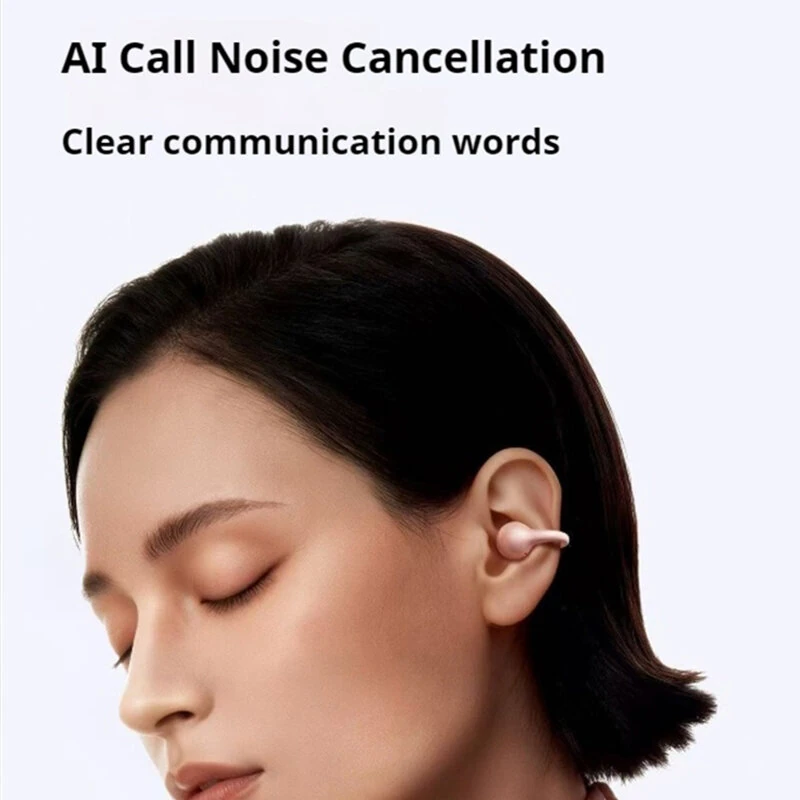 EDIFIER HUAZAIHALO Clip TWS Earclips Earbuds bluetooth V6.1 Earphone 12mm Large Titanium-plated Composite Diaphragm Turbo Bass AI Call Noise Cancelling RGB Lights 35H Playback IP56 Waterproof Open-ear Sports Headphones — view 6