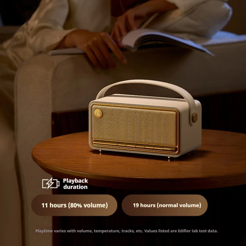 Edifier M285 40W Retro Portable Speaker bluetooth Speaker 360° Sound Field Hi-res Audio 19H Playback TWS Support USB Soundcard TF Card Playback Handheld Outdoors Speakers — view 4