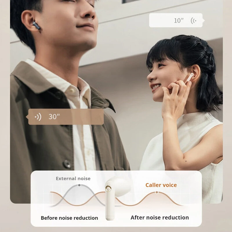 EDIFIER TO-U3 Plus TWS Earbuds Wireless bluetooth Earphone OLED Digital Display 13mm Composite Diaphragm AI Call Noise Cancelling 28H Playback Low Delay Sports Headphones — view 4