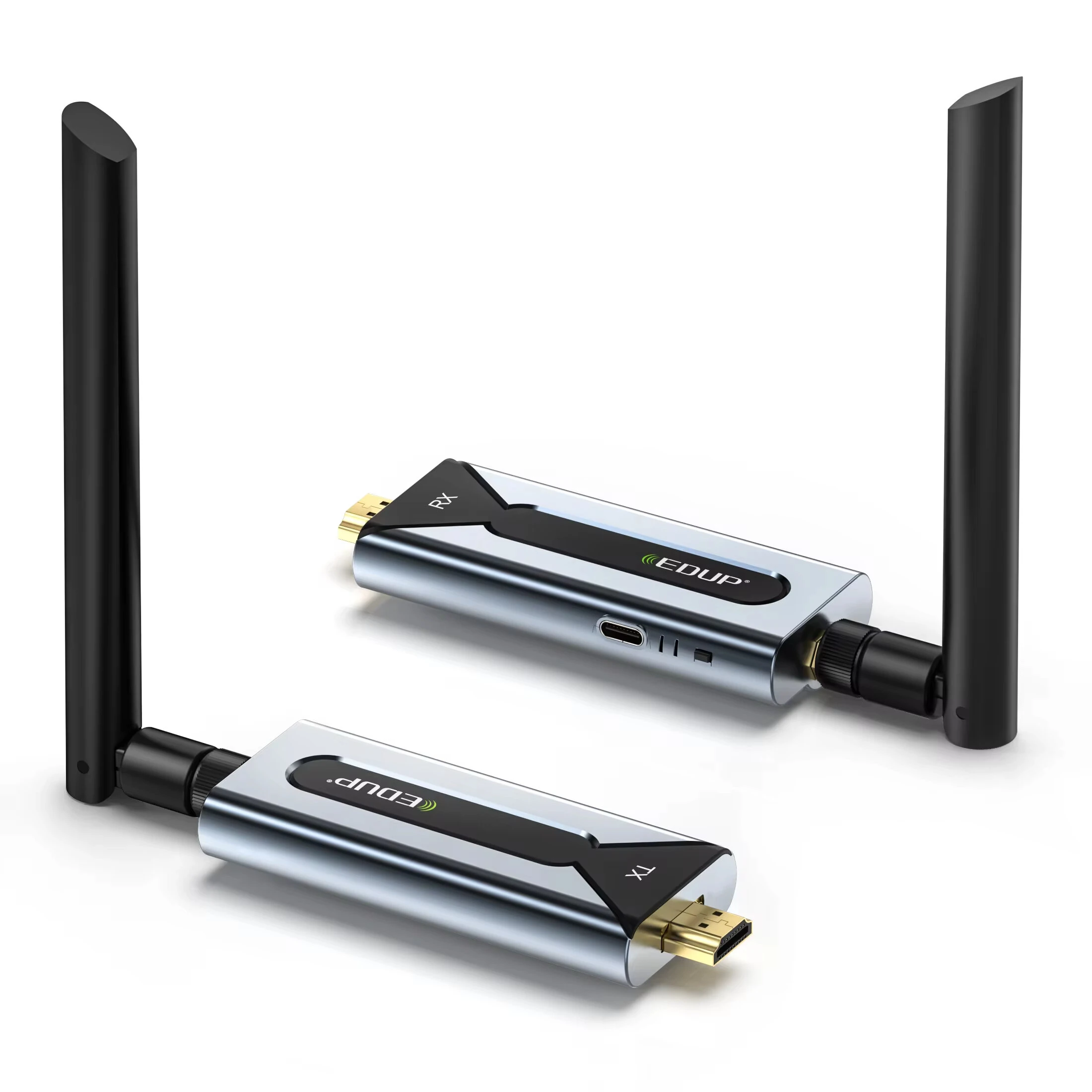 EDUP 1080P Wireless HD Transmitter and Receiver 150M Long Range Wireless HD Extender Kit Safe Plug and Play Fast Screen Sharing — view 3