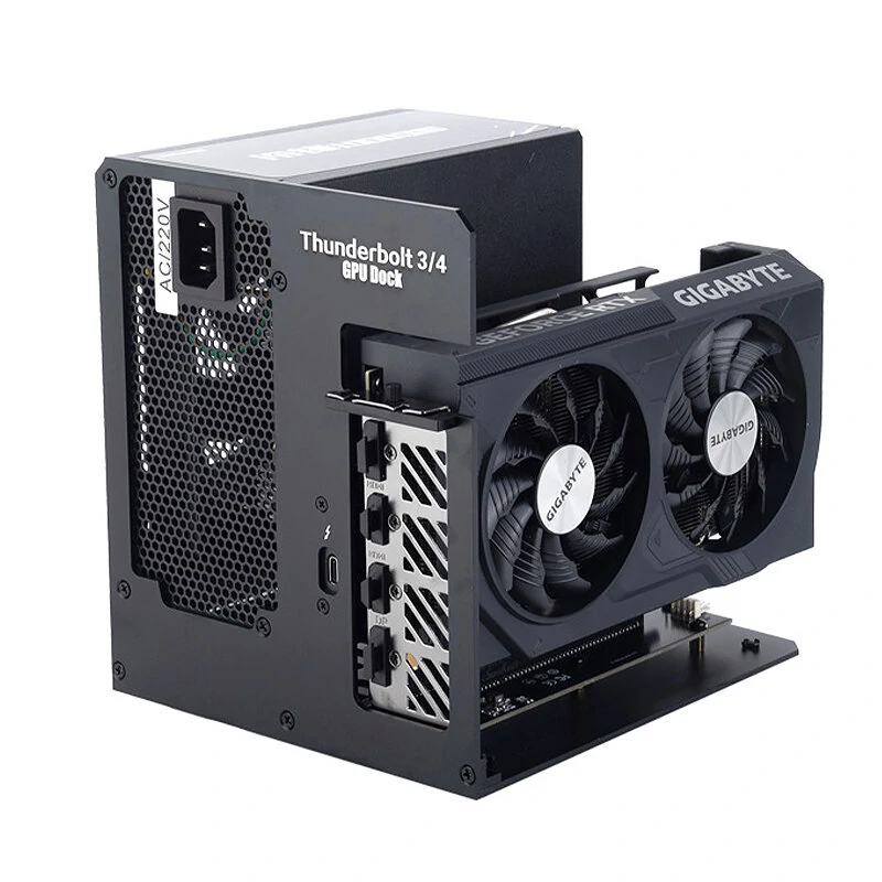 EGPU Thunderbolt3/4 to PCI-E Graphics Card External Bracket Stand ATX Power Supply Can Be Installed — view 3