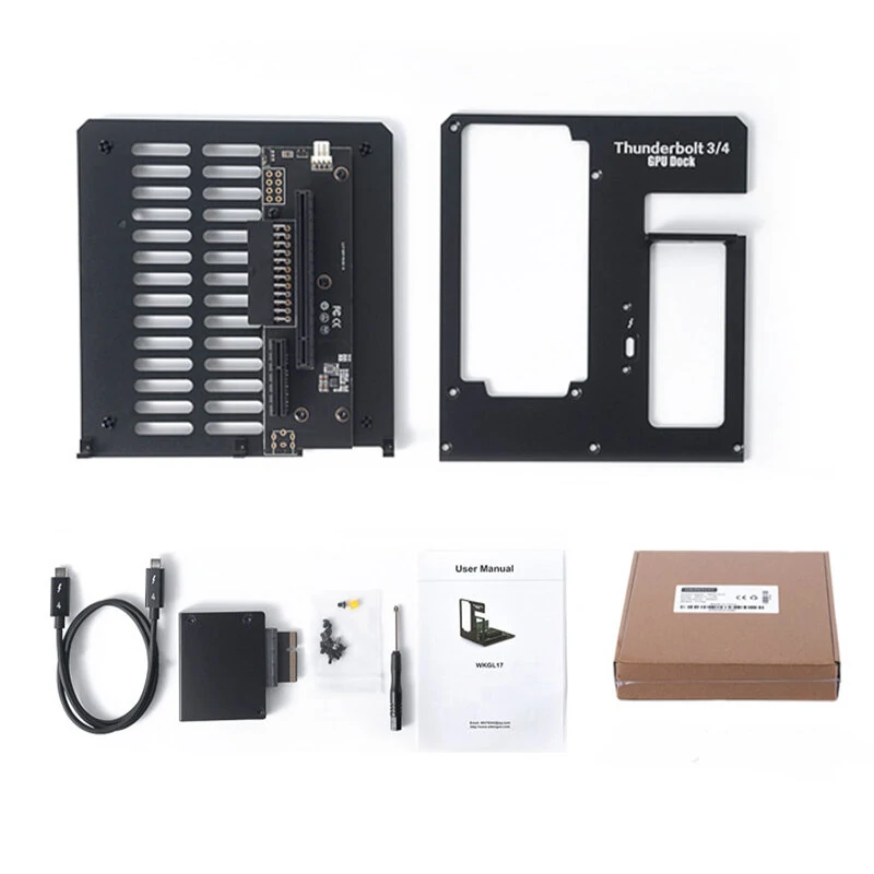 EGPU Thunderbolt3/4 to PCI-E Graphics Card External Bracket Stand ATX Power Supply Can Be Installed — view 5