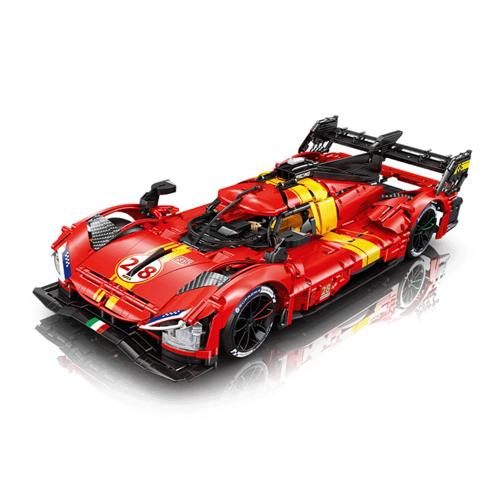 Eikee Y18080/Y18081 1:8 LE MANS 499P/SC63 Sports Car Model Building Blocks Kit DIY Toy Collection Gift — image 1