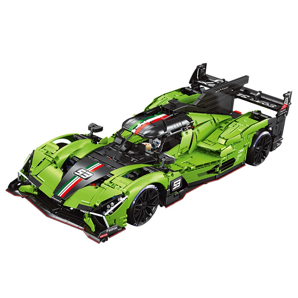 Eikee Y18080/Y18081 1:8 LE MANS 499P/SC63 Sports Car Model Building Blocks Kit DIY Toy Collection Gift — view 2