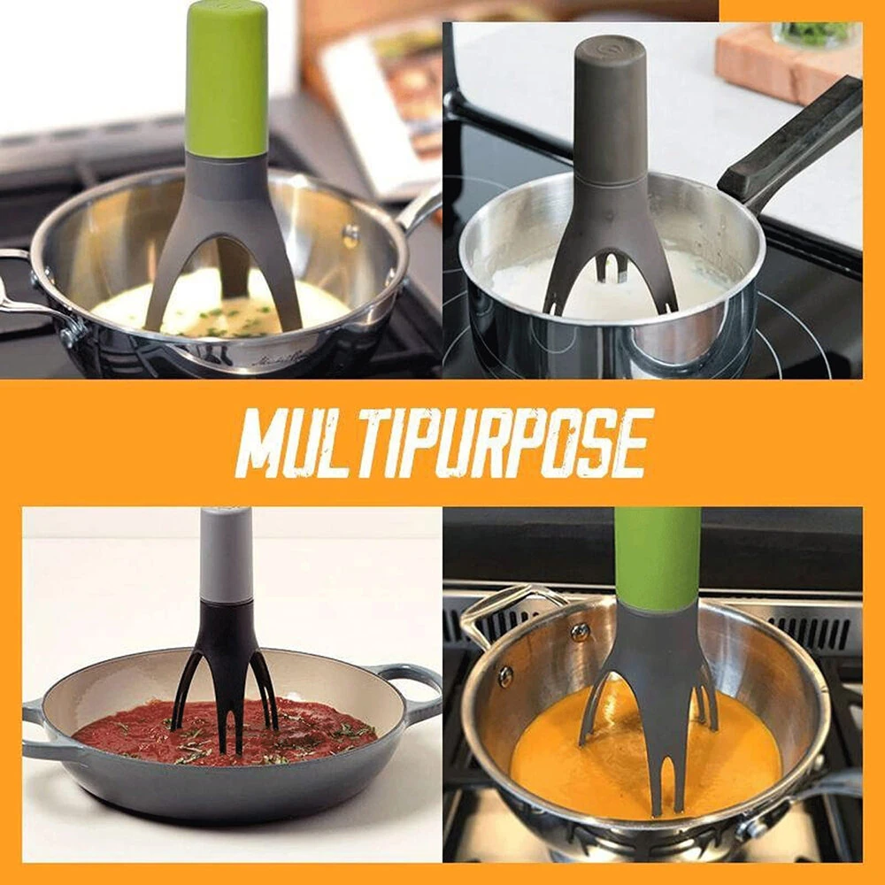 Electric Automatic Mixer 3 Speed Adjustable Egg Beater Blender Crazy Stick Blender Utensil Triangle Whisk Food Sauce Soup Blender — view 5
