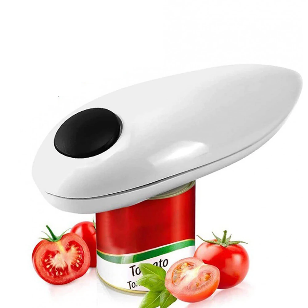 Electric Can Opener Automatic One Touch Can Opener for All Can Sizes Seniors Kitchen Device Arthritis and Weak Hands — Pricio