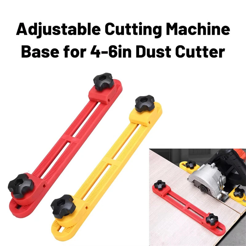 Electric Circular Saw Guide Woodworking Quick Positioning Guide Bracket Adjustable Cutting Machine Base for Precision Cutting and Milling — view 3