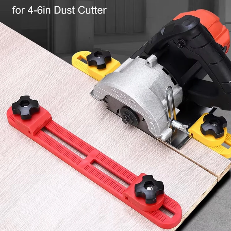 Electric Circular Saw Guide Woodworking Quick Positioning Guide Bracket Adjustable Cutting Machine Base for Precision Cutting and Milling — view 6