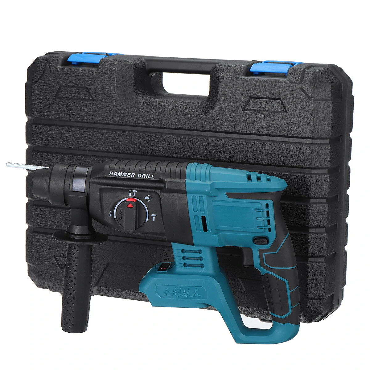 Electric Cordless Demolition Jack Hammer Impact Drill Concrete Breakers Punch Kit For 18V Makitabattery — image 1