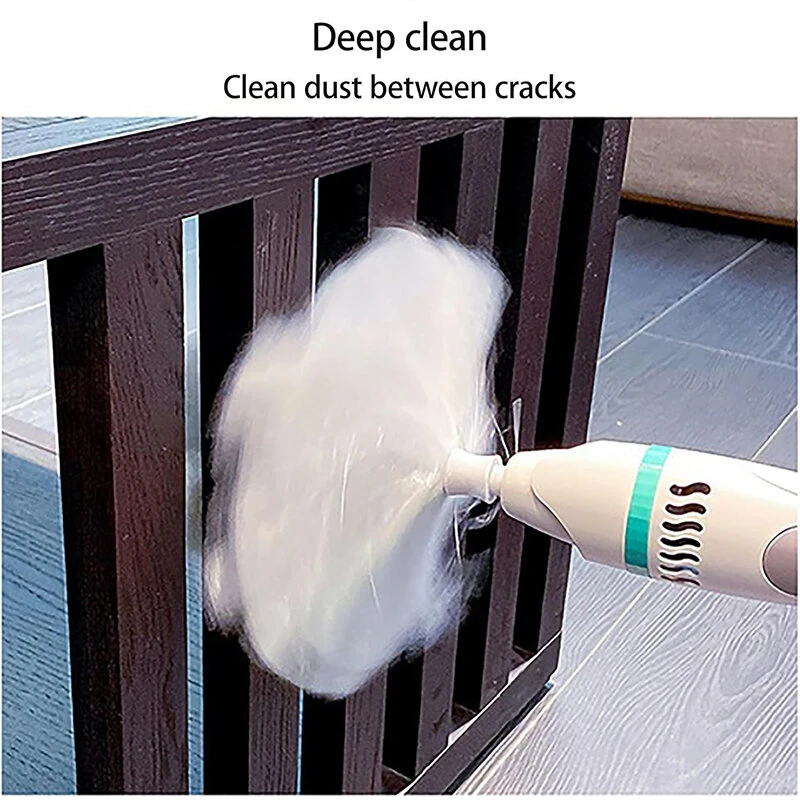 Electric Dusting Dusters for Cleaning, Rechargeable Automatic Feather Duster, Household Can Vacuum Sweep Dust Cleaning Duster — view 5
