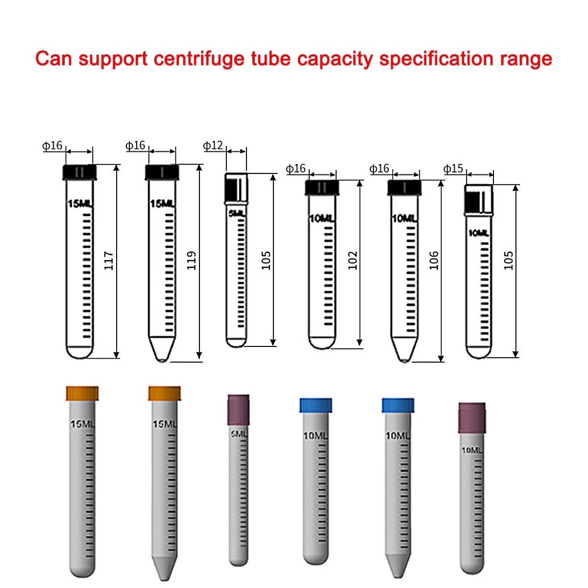 Electric Laboratory Centrifuge Medical Practice machine Prp Isolate Serum With 5mL 10mL 15mL Centrifuge Tube — view 8