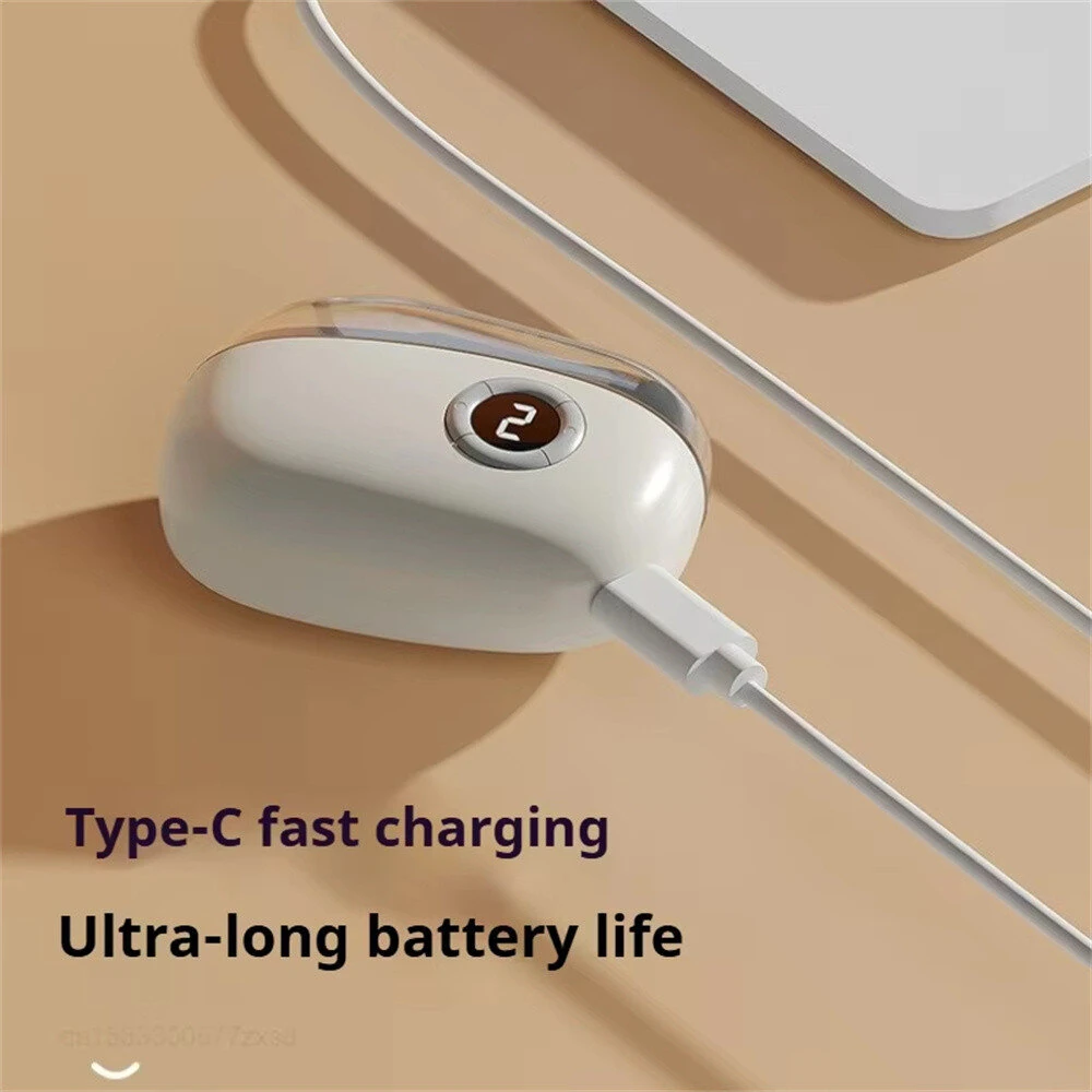 Electric Nail Clippers 2-in-1 USB Electric Automatic Polishing Nail Trimmer LED Light Baby Care 3-speed Electric Nail Trimmer — view 7