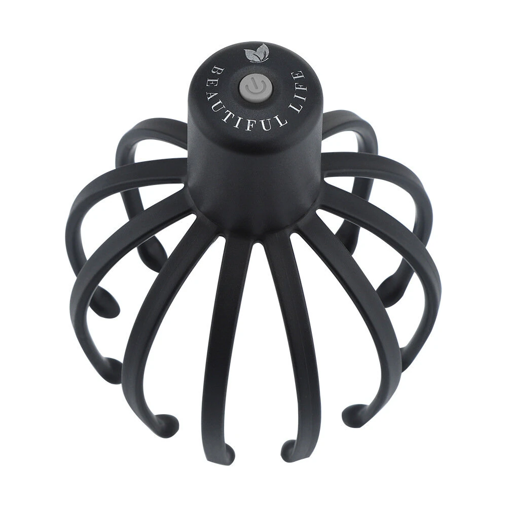 Electric Octopus Claw Head Massager Scalp Scratcher Massage Machine Relief Head Stress Fatigue Vibration Massage Hair Growth — Pricio