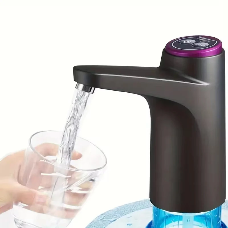 Electric Water Dispenser Pump USB Rechargeable 4W Lightweight Compact Design for Home Kitchen 21.65" Tube Length Multiple Colors — Pricio