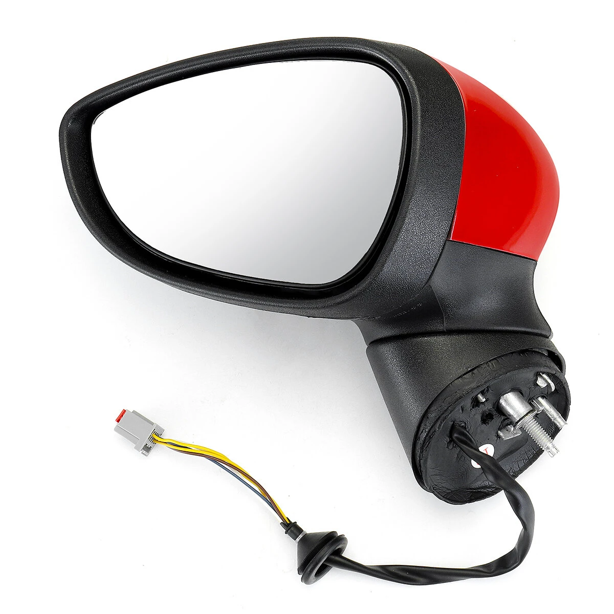 Electric Wing Door Mirror Painted Red Left Driver For Ford Fiesta Mk7 2008-2012 — view 11
