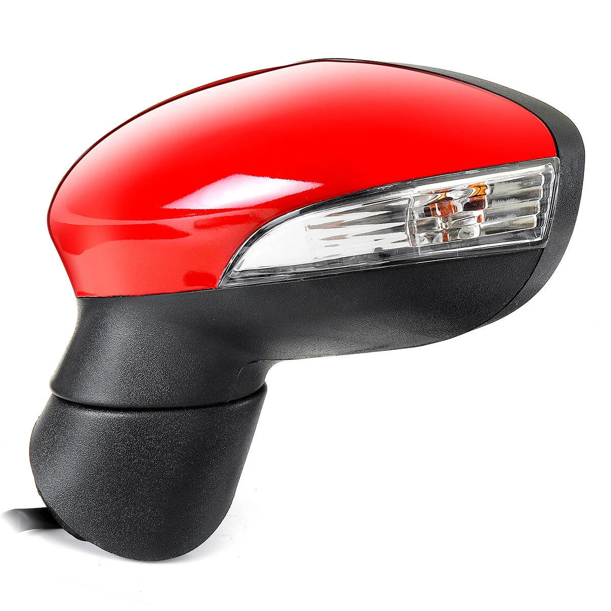 Electric Wing Door Mirror Painted Red Left Driver For Ford Fiesta Mk7 2008-2012 — view 3