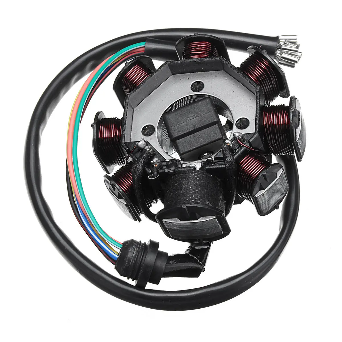 Electric Wiring Harness Wire Loom CDI Motor Stator Full Set For ATV QUAD 150/200/250CC — view 3