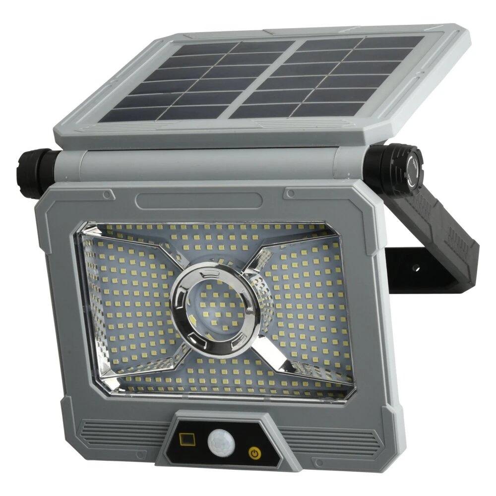 Elfeland 186 COB Solar Light 241 LED Solar Powered Motion Sensor Light 180° Adjustable Panel Wide Range Waterproof Energy-Efficient with Remote Control for Outdoor — view 2