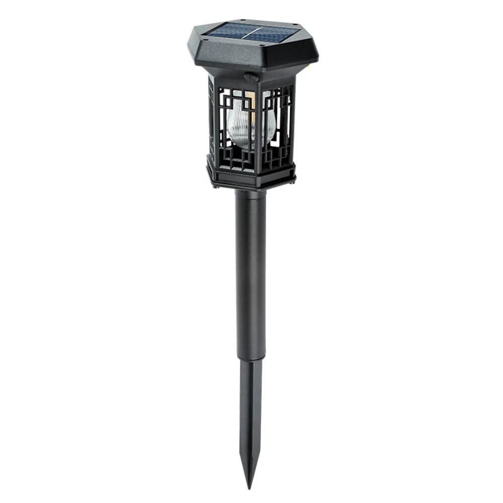 Elfeland 1pc Solar LED Filament Lawn Light Outdoor Waterproof Lamp for Garden Courtyard Lawn Decoration Landscape Lighting