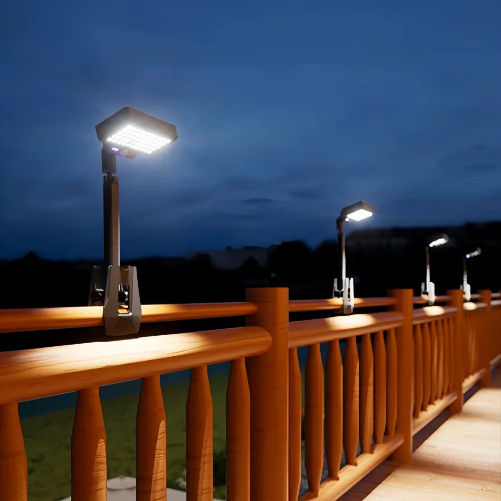 Elfeland 96/69 LED Solar Rechargeable LED Light 180° PIR Motion Sensor Wide Angle 3 Lighting Adjustable Waterproof Wall-Mounted Solar LED Lamp for Outdoor Garden Yard — view 5