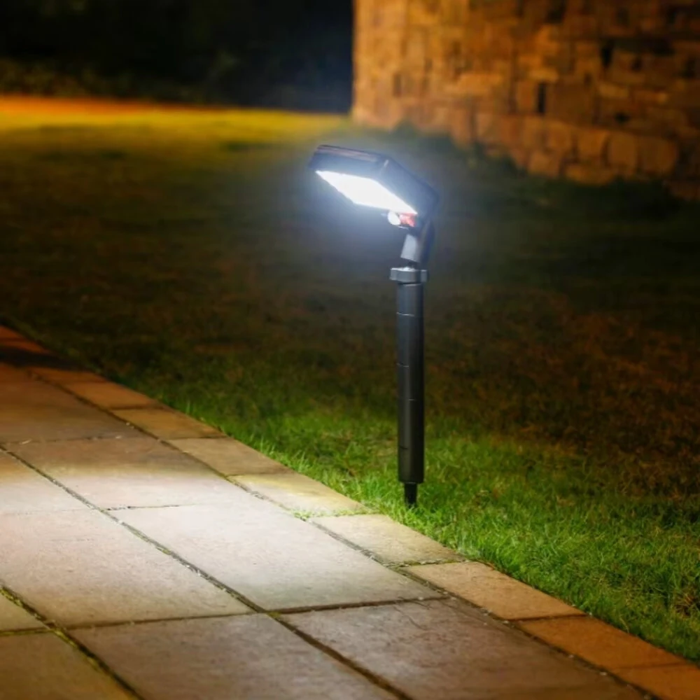 Elfeland 96/69 LED Solar Rechargeable LED Light 180° PIR Motion Sensor Wide Angle 3 Lighting Adjustable Waterproof Wall-Mounted Solar LED Lamp for Outdoor Garden Yard — view 6