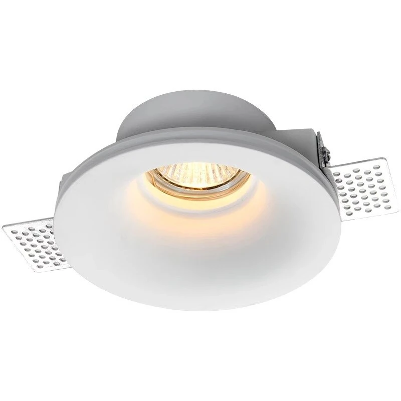 Elfeland GU10 Recessed Gypsum Downlight Anti-Glare Round/ Square LED Spotlight for Living Room Bedroom Home Lighting — image 1