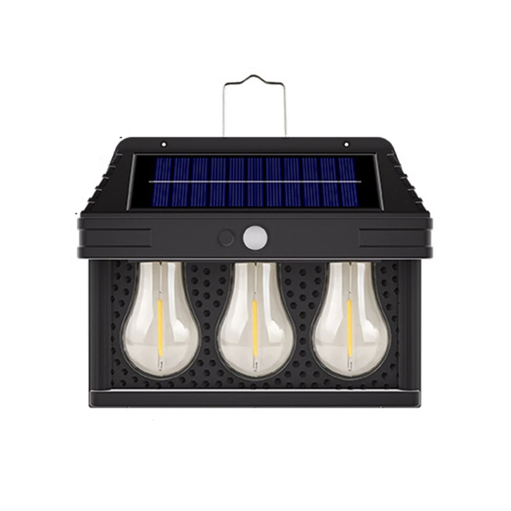 Elfeland HW-779 Solar Light with Motion Sensor 3 Modes Warm Light IP65 Waterproof Solar Lamp Garden Wall Light for Outdoor Use — view 8