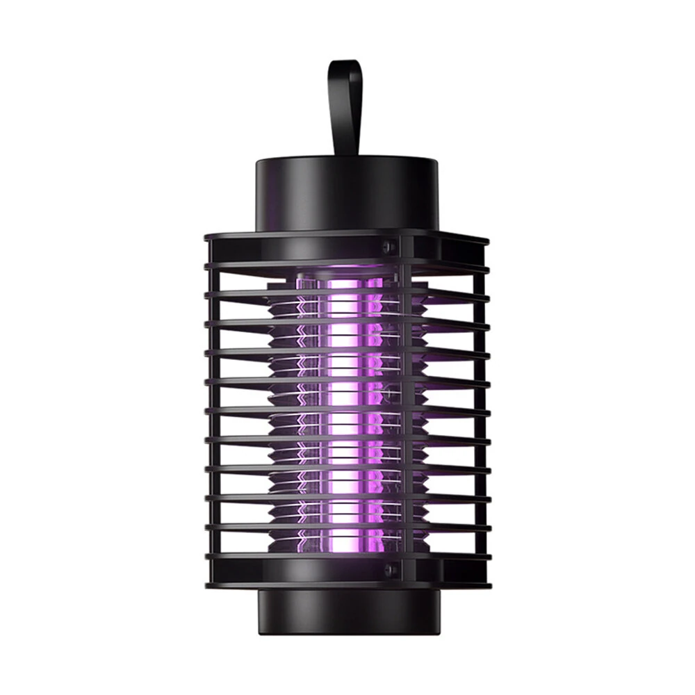 Elfeland Mosquito Zapper Lamp 360° Automatic Trapping Physical Electric Shock Mosquito Killer USB Plug In-model Summer Fly Swatter Insect Killer Light For Camping