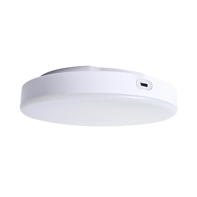 Elfeland Motion Sensor Rechargeable LED Ceiling Light 10000mAh 3 Colors Temperature Adjustable Ceiling Lamp with Remote Control — view 7