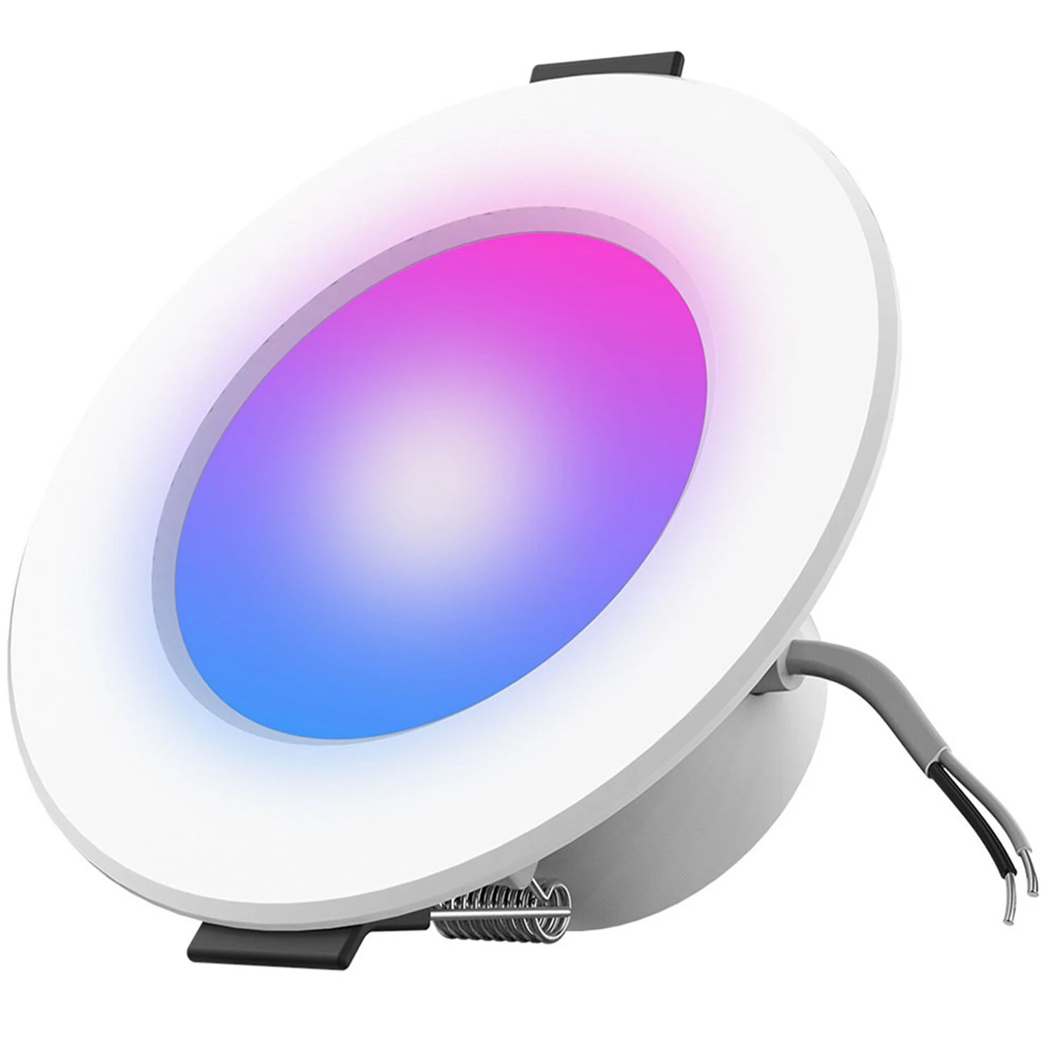 Elfeland Smart 5W RGB+CCT LED Recessed Downlight WiFi & Bluetooth Indoor Lighting 500lm Supports APP & Voice Control — Elfeland