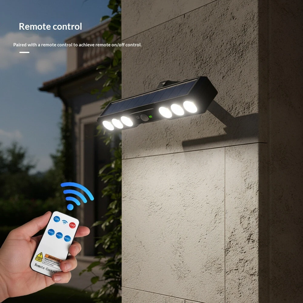 Elfeland Solar LED Radar Motion Sensor Light Outdoor, Adjustable Angle, Waterproof, Wall Mount or Ground Stake, for Garden, Pathway & Yard — view 8