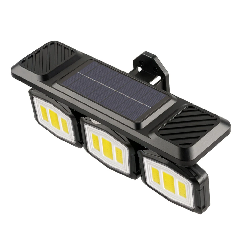 Elfeland Solar Motion Sensor Wall Light 3 Lighting Modes 180° Wide Angle Detection Type C Fast Charging Waterproof Solar Powered Light for Outdoor Yard Garden