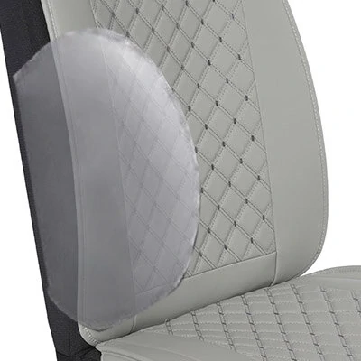 ELUTO Car Seats Cover Auto Front PU Leather Universal Cushions Deluxe Interior — view 5