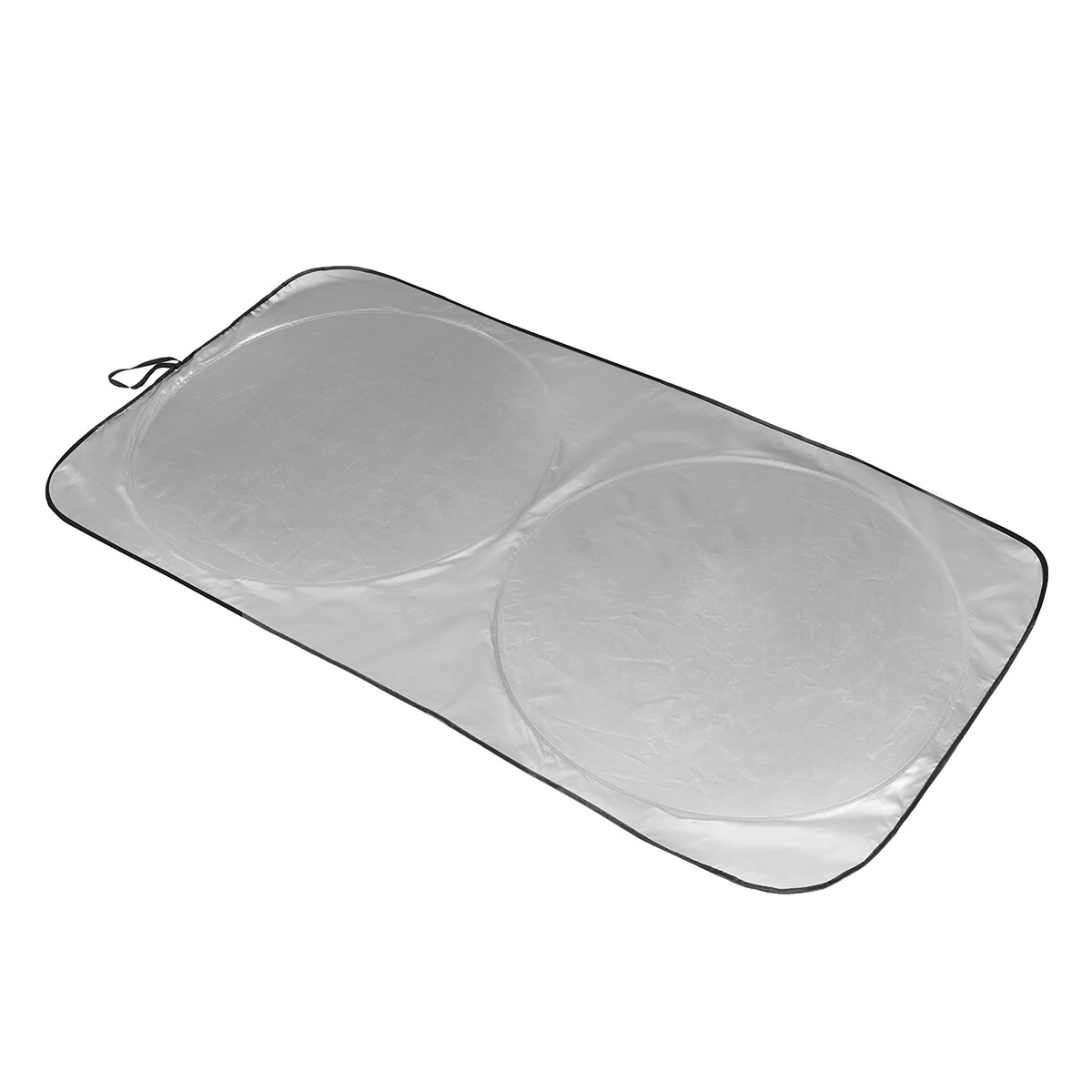 ELUTO Windshield Sun Shades is made of thick high quality silver coated polyester — view 10