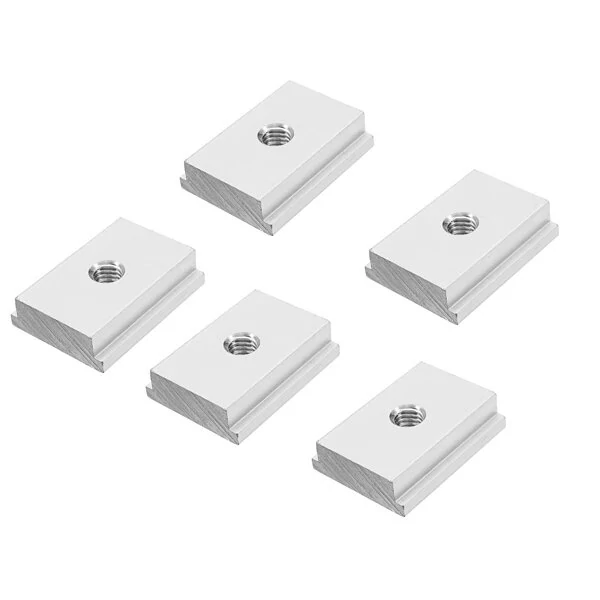 ENJOYWOOD 5Pcs M6/ M8 T Slot Nut T-Track Sliding Nut For Woodworking Tool Slot Fastener — image 1