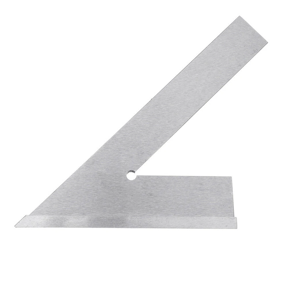 ENJOYWOOD Stainless Steel 45 Degree Miter Angle Corner Ruler Wide Base Gauge Woodworking Measuring Tools — view 4