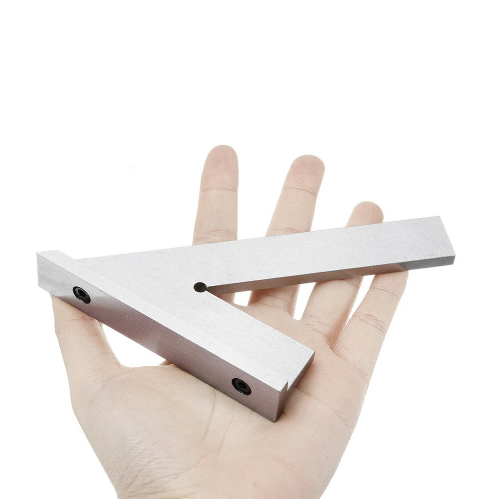 ENJOYWOOD Stainless Steel 45 Degree Miter Angle Corner Ruler Wide Base Gauge Woodworking Measuring Tools — view 9