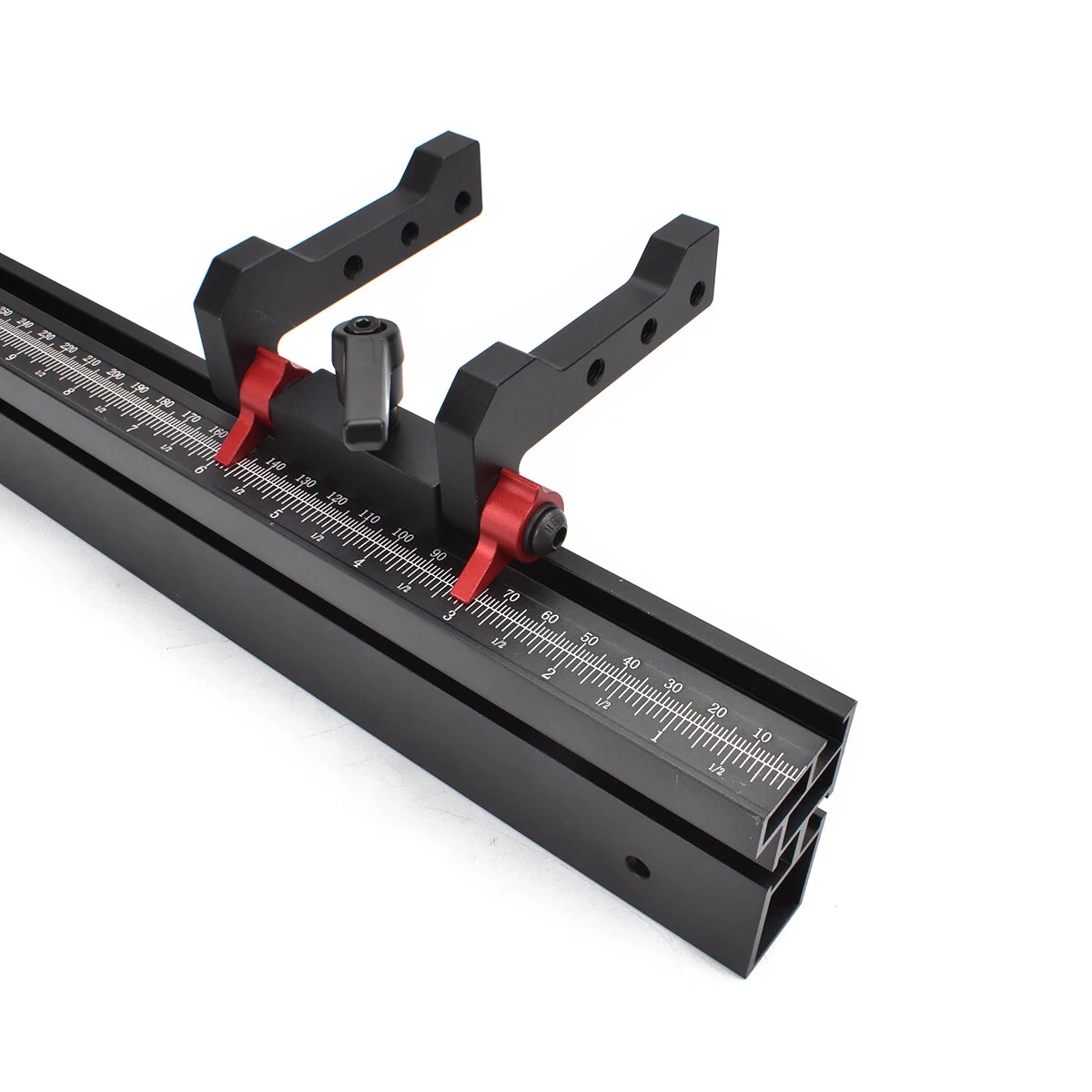 ENJOYWOOD Telescope Miter Gauge Fence Extended Support for Woodworking Miter Gauge Table Saw Router Table — view 4