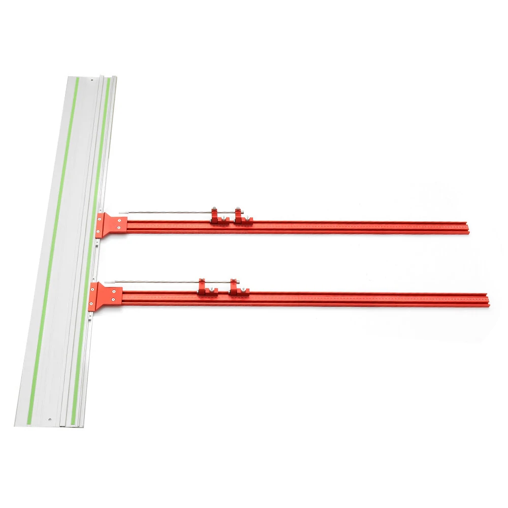 ENJOYWOOD Upgraded Aluminum Alloy Parallel Guide System for Repeatable Cuts for Track Saw Rail Fit for Makita and Festool Woodworking Tools Hook Upgrade — view 5