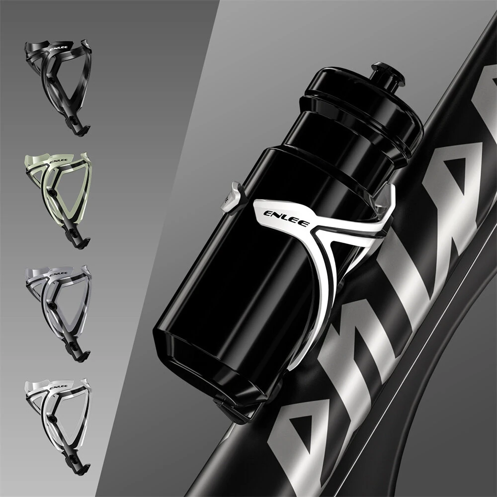 ENLEE Dual Color Bicycle Water Bottle Holder Tough Hardness Wear-resistant Lightweight Bike Bottle Rack Cages for MTB Outdoor Cycling — view 3