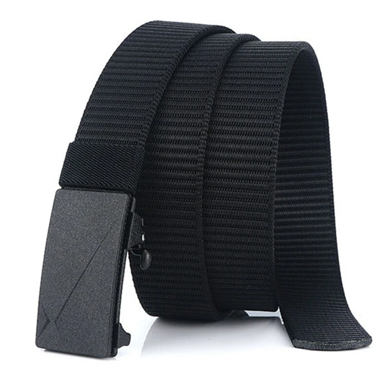 ENNIU 125cm Men's Tactical Nylon Belt Adjustable Wear-resistant  Elastic Waist Belt Buckle Belt Casual Sports Belts — view 2