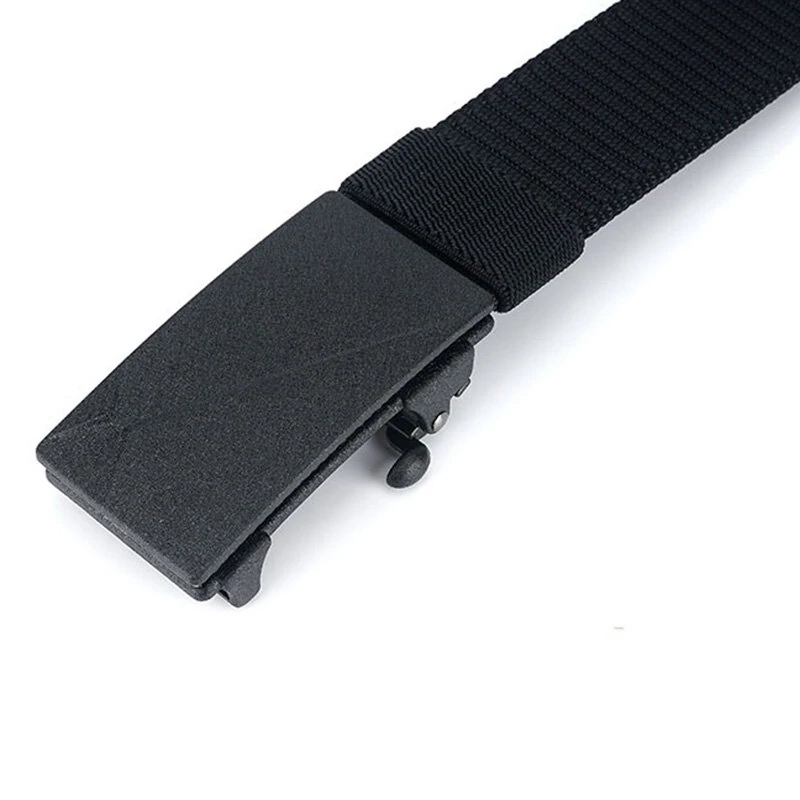 ENNIU 125cm Men's Tactical Nylon Belt Adjustable Wear-resistant  Elastic Waist Belt Buckle Belt Casual Sports Belts — view 5