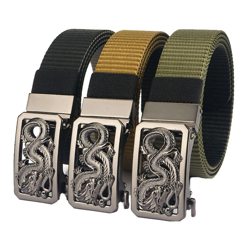 ENNIU 125cm Metal Buckle Tactical Belt Nylon Army Military Outdoor Casual Belt for Men Women — view 2